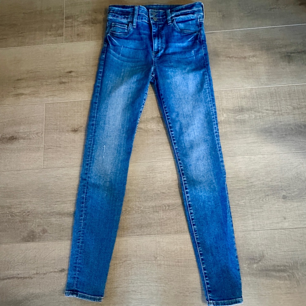 KUT from the Kloth High Rise Toothpick Skinny Jeans Zip Women‎ 2 Style SP379MA1 - Picture 2 of 14